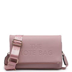 Tilly 'The Tote Bag' Fold Over Zip Top Design Bag - Dusty Pink
