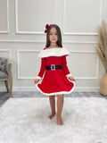 Kids Santa Dress - Red