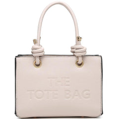 Larissa Small Knot Handle 'The Tote Bag' Design Bag - Light Apricot