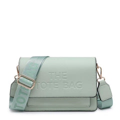 Aurora 'The Tote Bag' Multi Pocket Structured Crossbody Bag - Mint