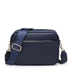 Rhea 'The Tote Bag' Multi Pocket Cross Body Bag - Navy
